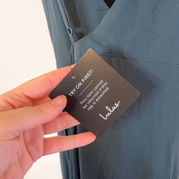 Lulus Mythical Kind of Love Green Maxi Dress L - Picture 4 of 10